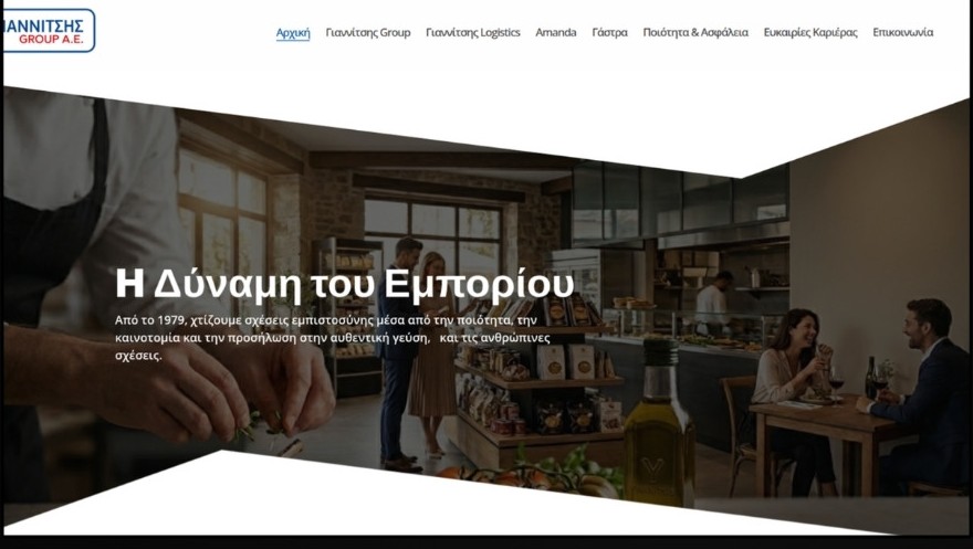 Ιστοσελίδα Γιαννίτσης Group